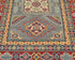 3x5 Gray Kuba Afghan Hand Knotted Wool Area Rug